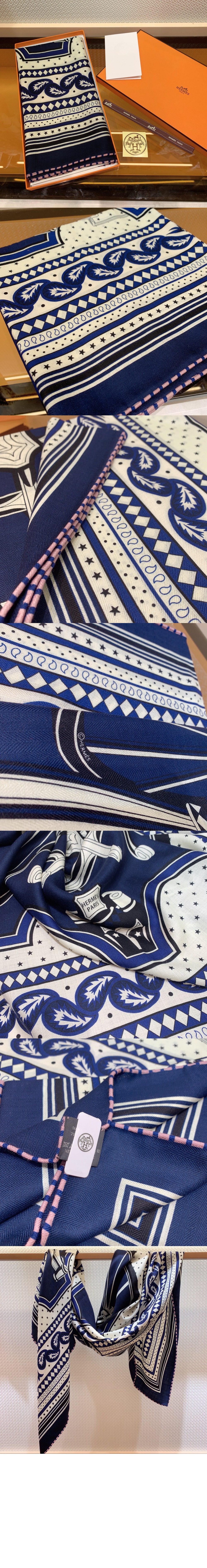 Les Roues de Phaeton Bandana 숄140 > 에르메스