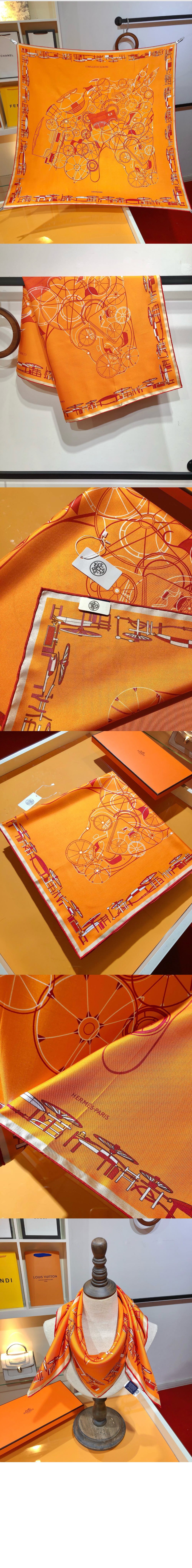 Complication Equestre 스카프 90 > 에르메스