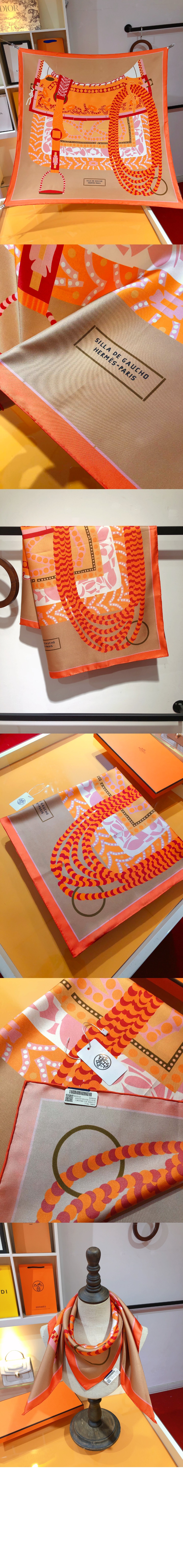 Silla de Gaucho 스카프 90 > 에르메스