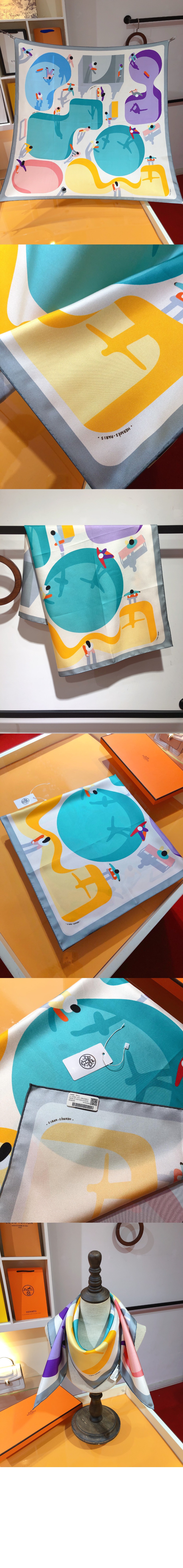 Figures Libres 스카프 90 > 에르메스