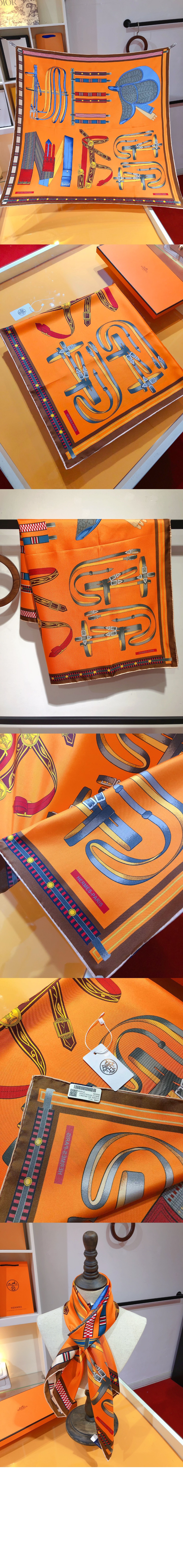 Planifleurs 스카프 90 > 에르메스