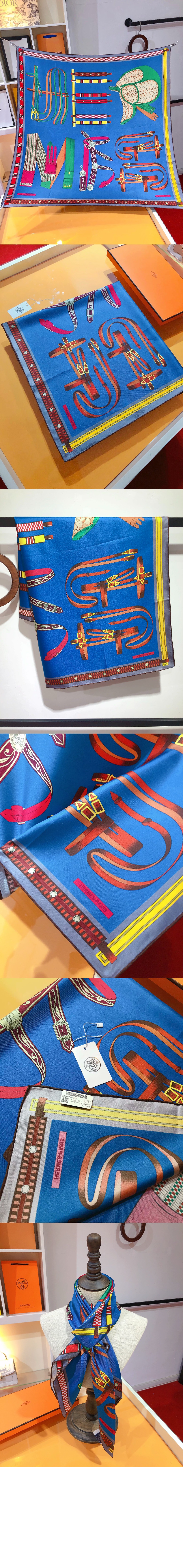 Planifleurs 스카프 90 > 에르메스