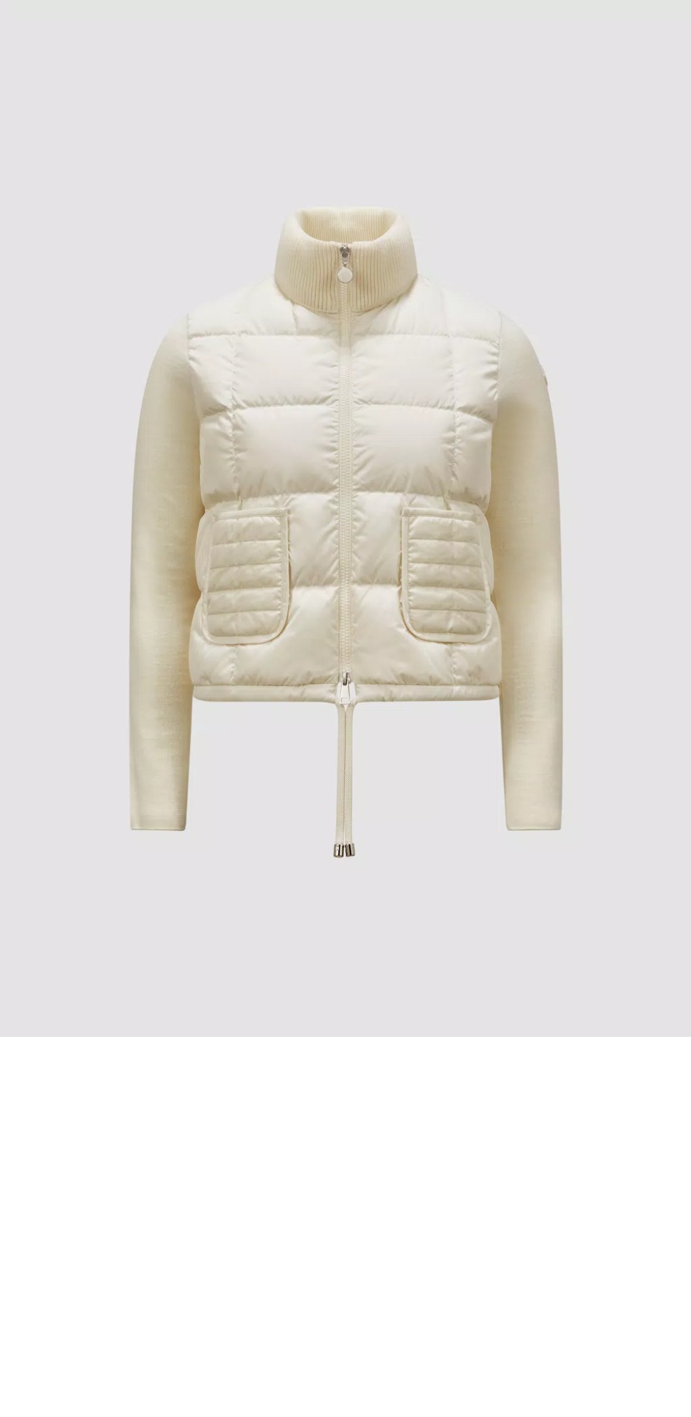 패딩 울 집업 카디건 > Coat - 코트