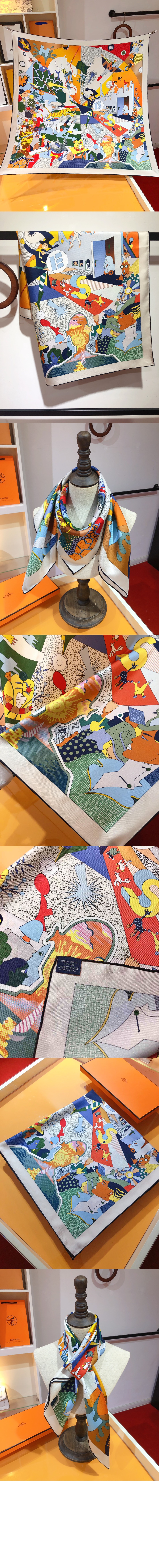 Haute Parure 스카프 90 > 에르메스