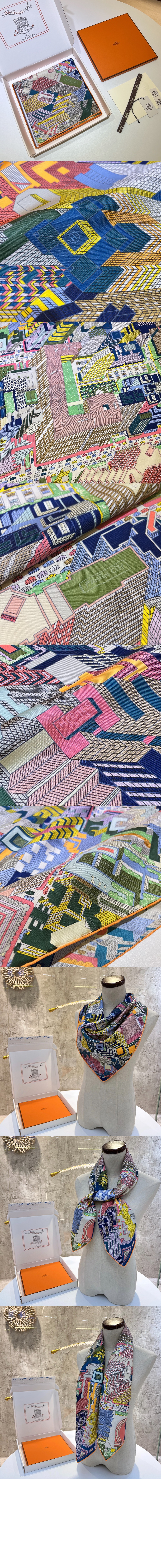 Pantin City 스카프 90 > 에르메스