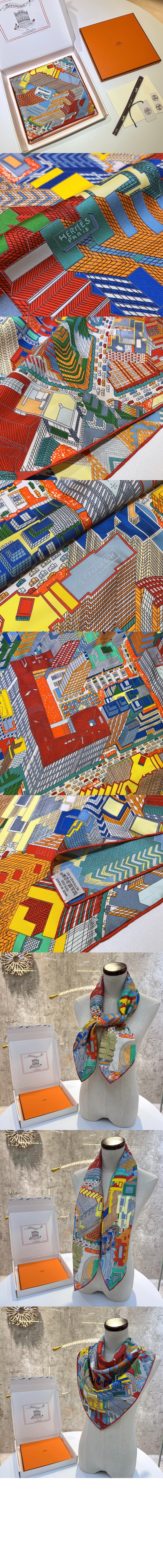 Pantin City 스카프 90 > 에르메스