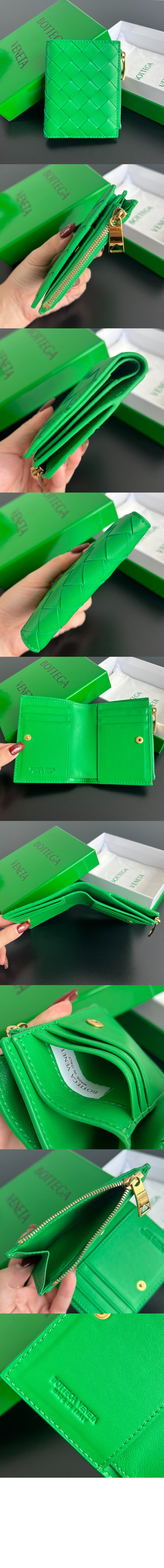 스몰 카세트 폴더형 지퍼 지갑 742698 > Cassette - 카세트