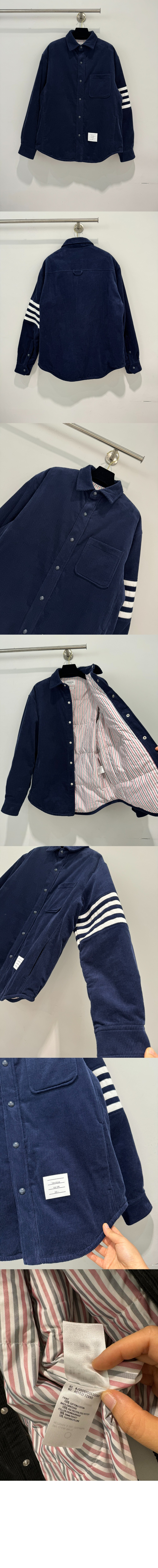 로고 프린트 셔츠 톱 > 톰브라운