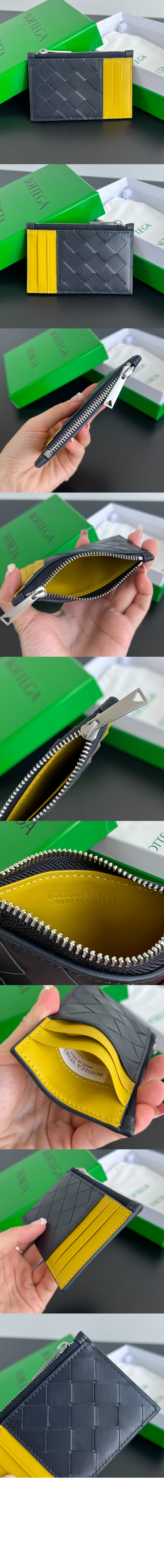 인트레치아토 지퍼 카드 케이스 755985 > Intrecciato Card Case - 인트레치아토 카드지갑