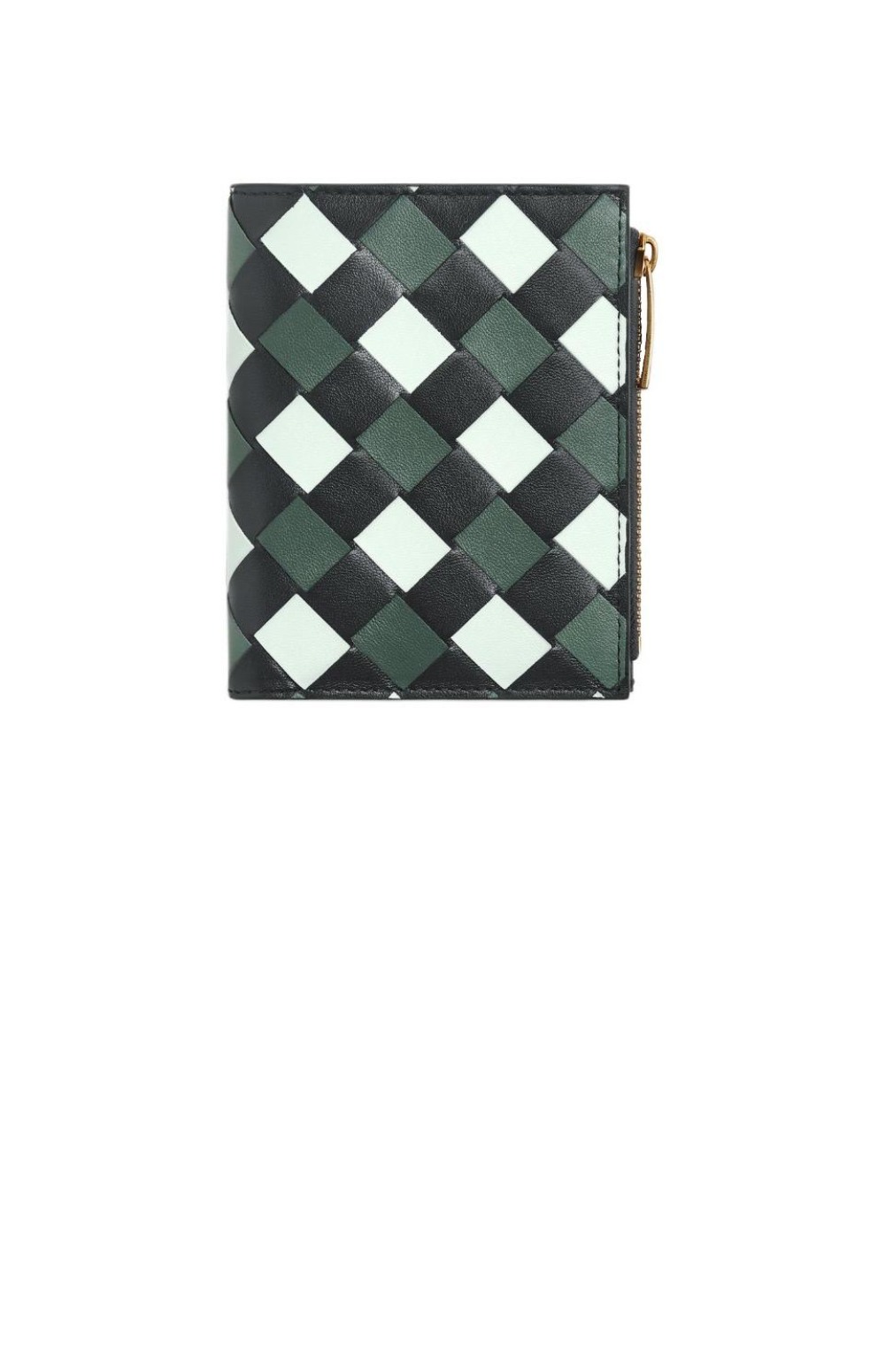 미디엄 인트레치아토 폴더형 지퍼 지갑 742330 > Intrecciato Card Case - 인트레치아토 카드지갑