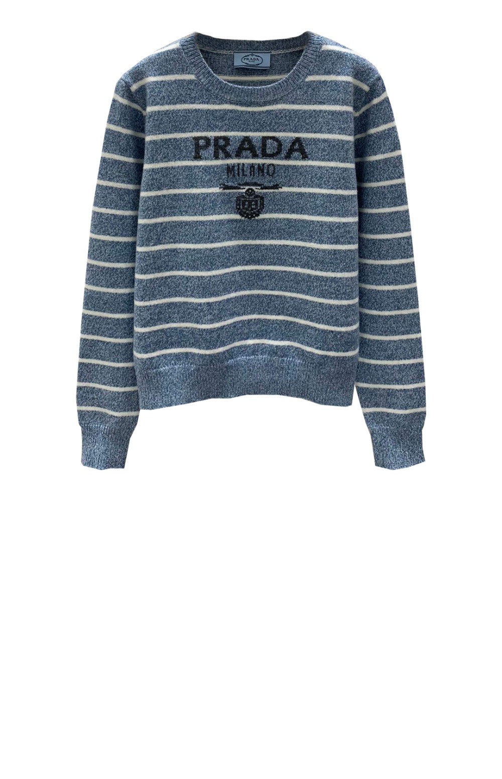 로고 니트 상의 > 프라다