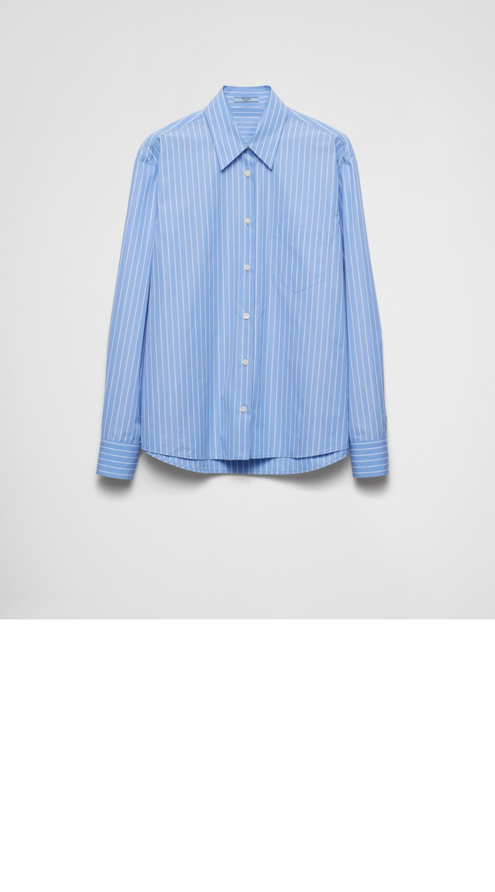 로고 프린트 셔츠 톱 > 프라다