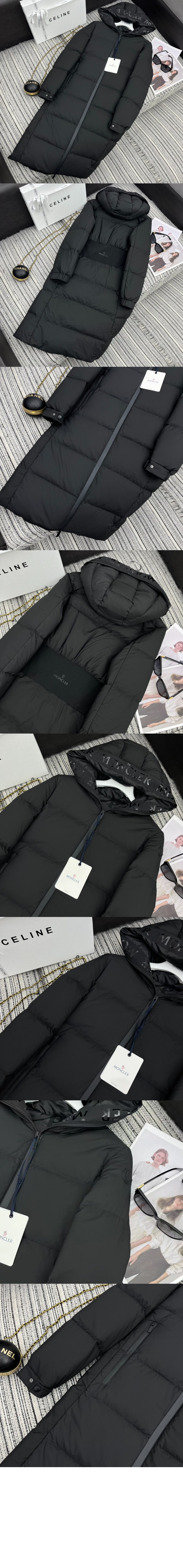 로고 롱 패딩 > Coat - 코트