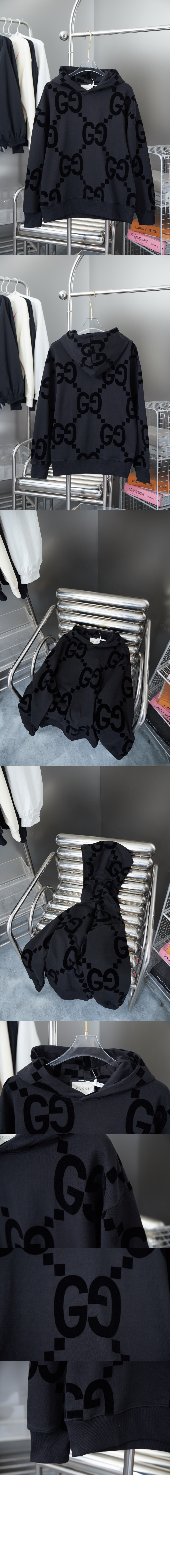 GG 플로킹 프린트 코튼 플리스 스웨트셔츠 > Etc - 기타제품