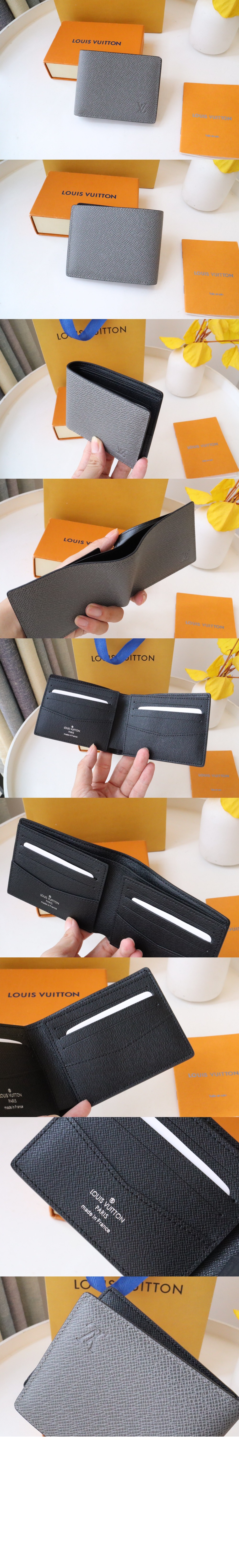 슬렌더 월릿 투톤 타이가 레더 반지갑 글래시어 M81628 > Slender - 슬렌더