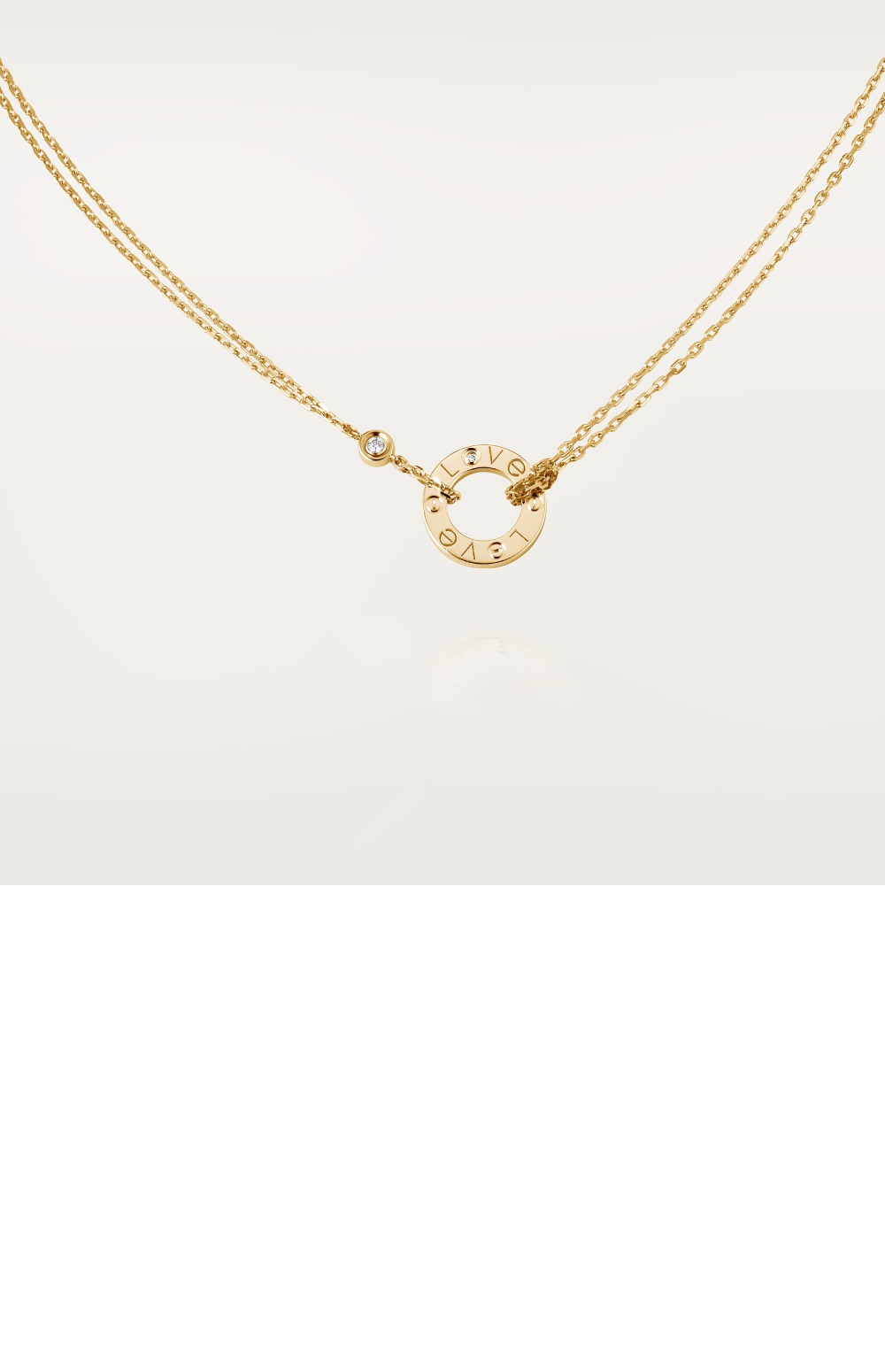 다이아몬드 2개 네크리스 B7219500 > Etc - 기타제품