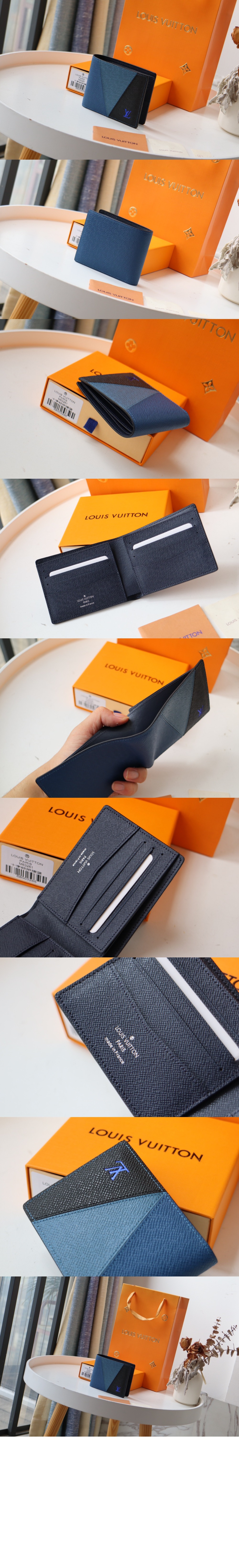 사피아노 블럭 반지갑 M30730 > Slender - 슬렌더