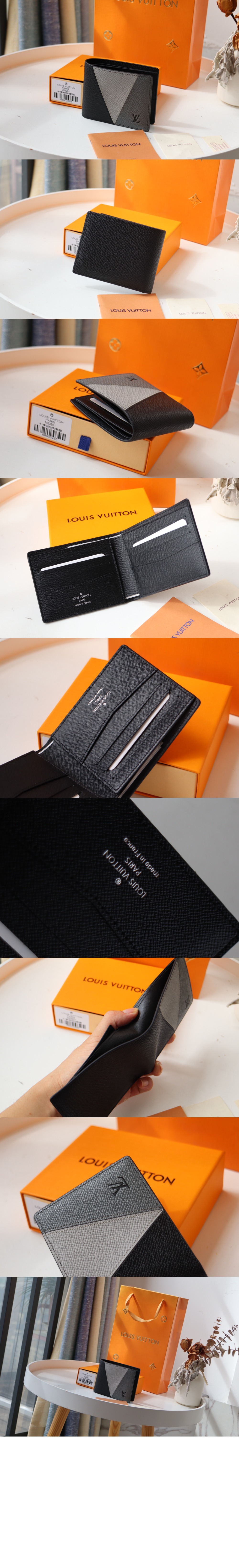 사피아노 블럭 반지갑 M30730 > Slender - 슬렌더