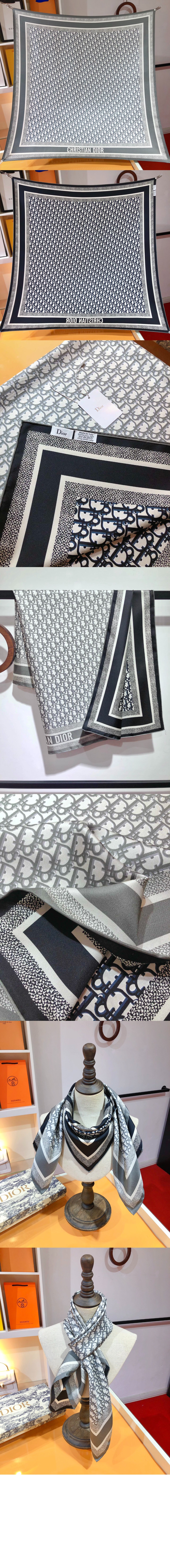 Oblique 90 스퀘어 스카프 15DOB > 디올