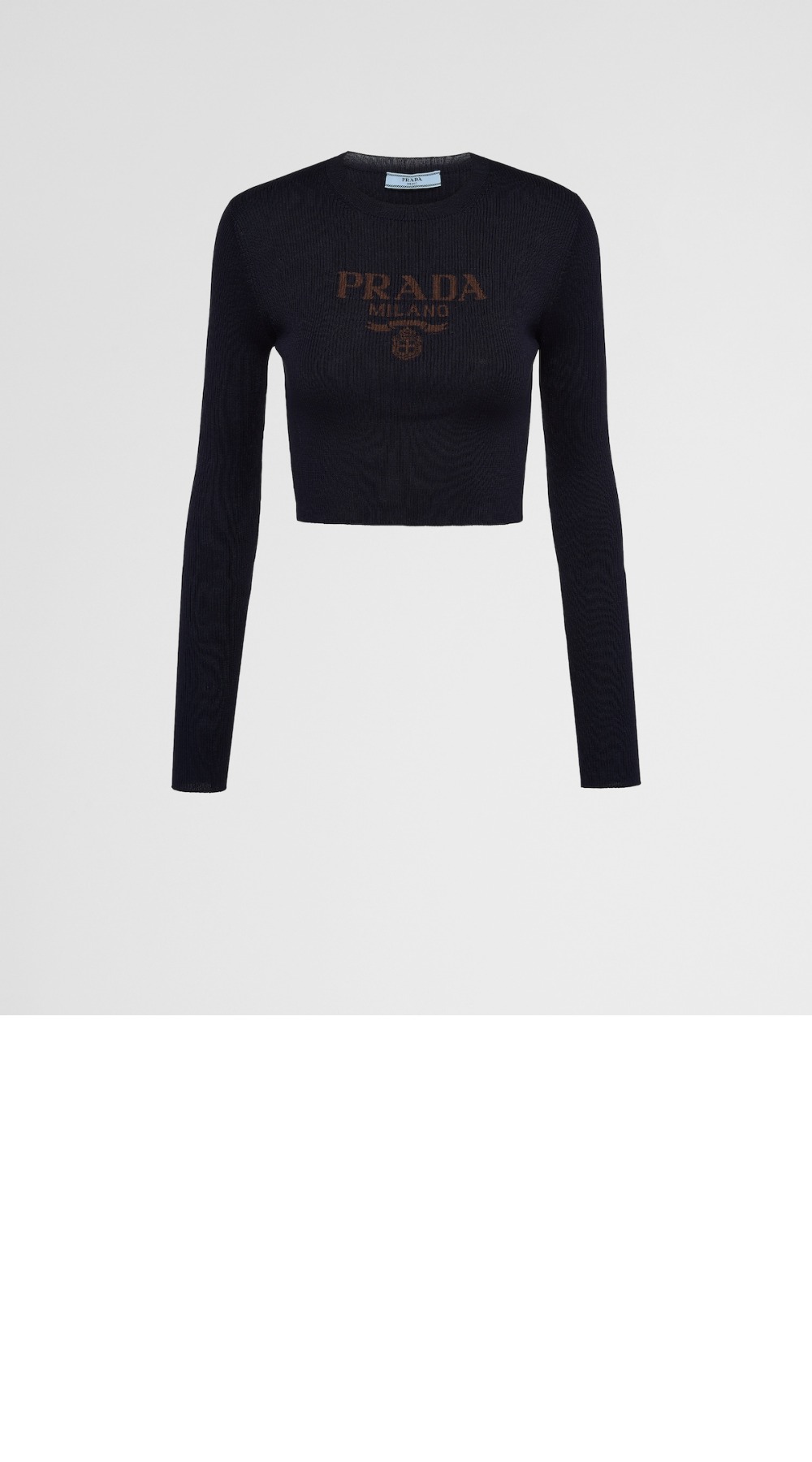 프린트 니트 톱 > 프라다