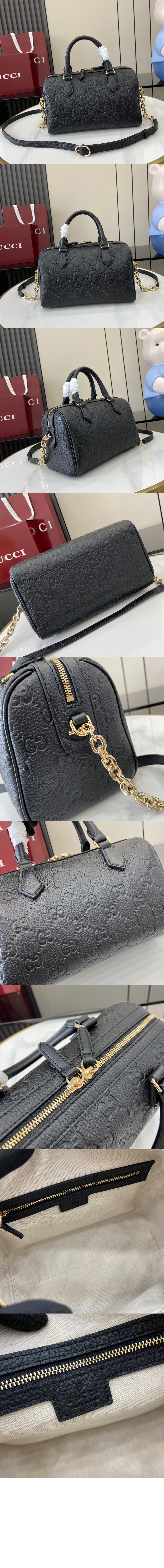 GG 엠블럼 스몰 탑 핸들백 815255 > GG Emblem - GG 엠블럼