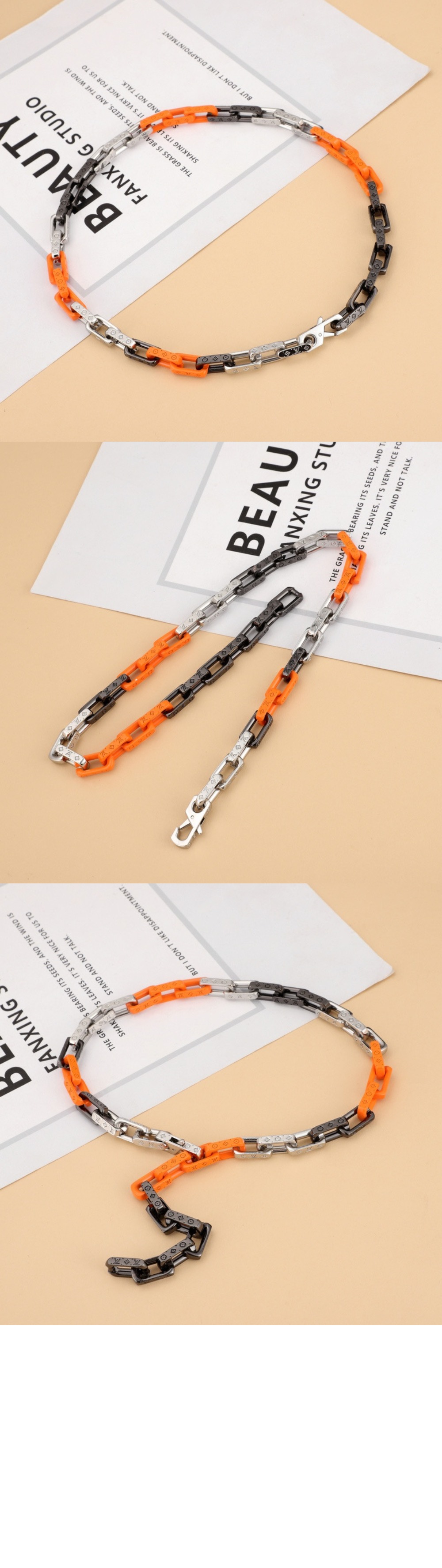 모노그램 체인 목걸이 MP3142 > Etc - 기타제품