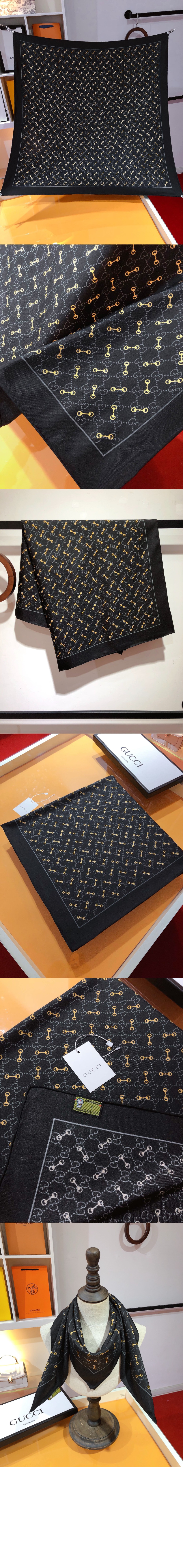 GG 프린트 홀스빗 실크 까레   ‎662576 > Etc - 기타제품