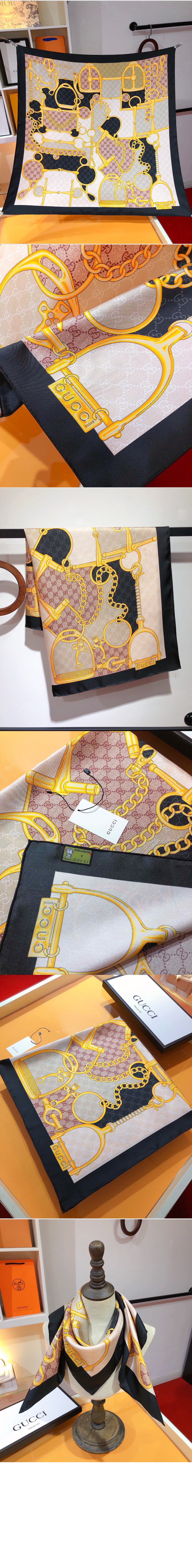 GG 홀스빗 실크 스카프 764655 > Etc - 기타제품