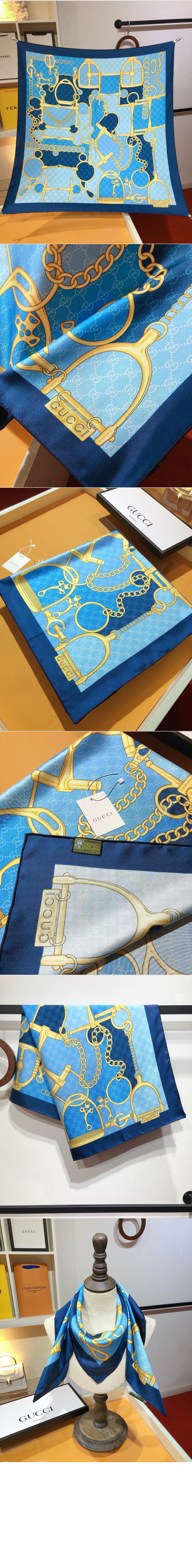 GG 홀스빗 실크 스카프 764655 > Etc - 기타제품