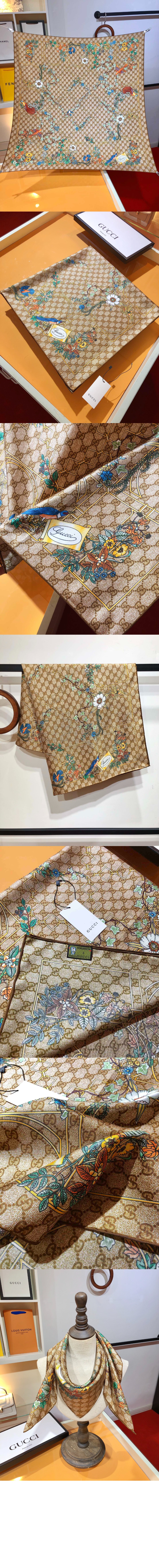 플로라 프린트 실크 까레 777066 > Etc - 기타제품