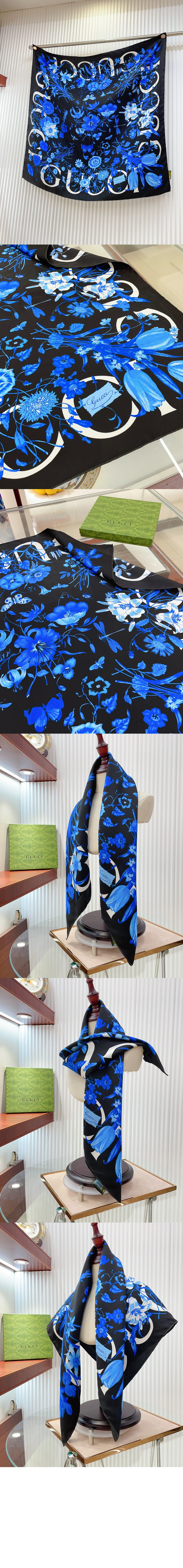 플로라 프린트 실크 까레 > Etc - 기타제품