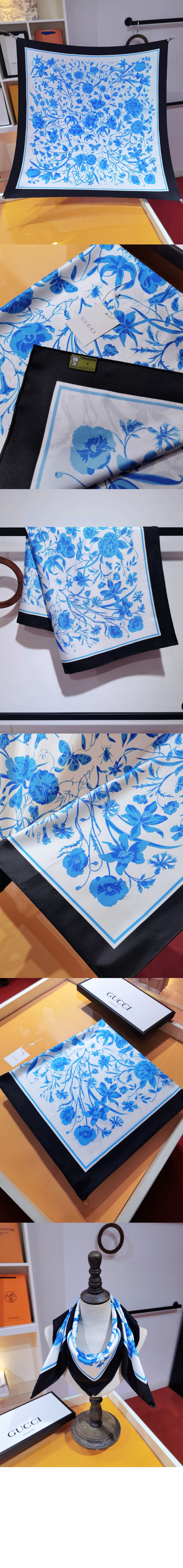 플로라 프린트 실크 스카프 786252 > Etc - 기타제품