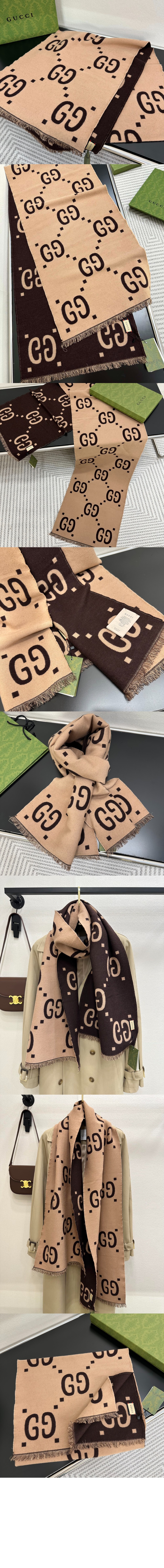 GG 자카드 울 실크 스카프 495592 > Etc - 기타제품