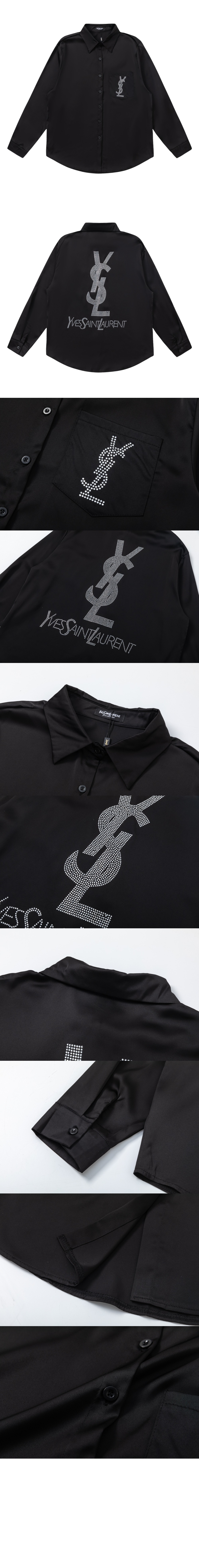 코튼 포플린 소재의 셔츠 > 생로랑