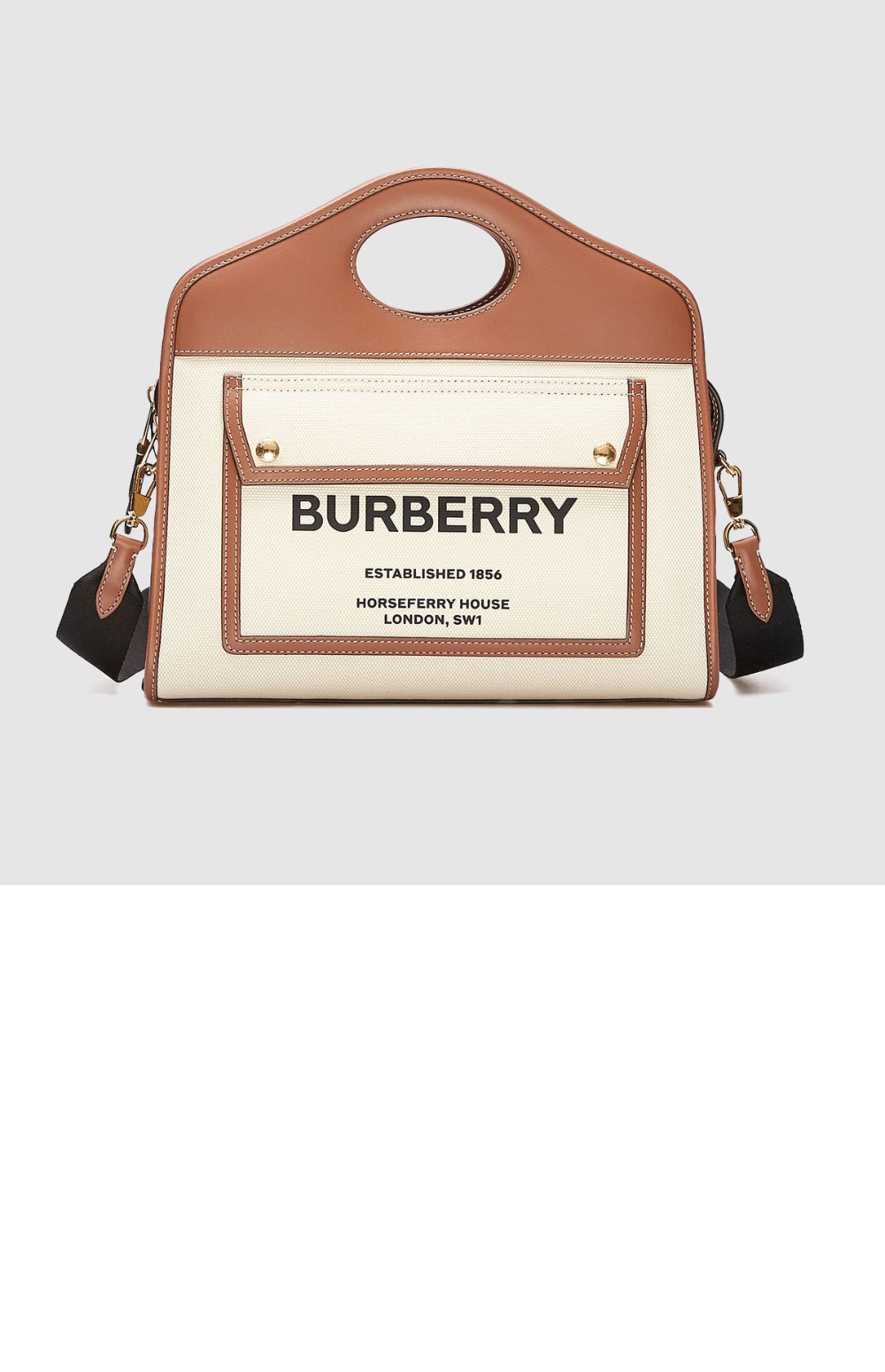 투톤 캔버스 스몰 포켓백 8036784 > Pocket Bag - 포켓 백