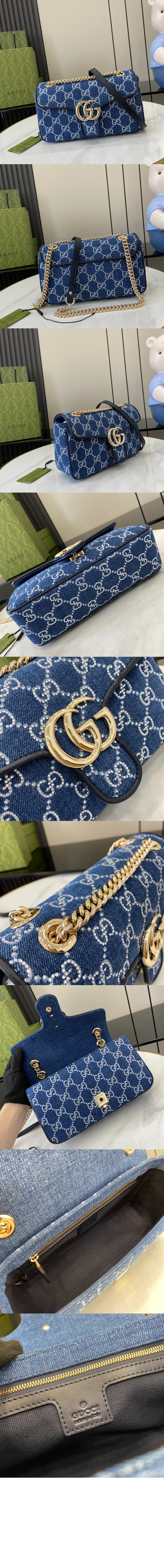 GG 마몽 스몰 숄더백 443497 > GG Marmont - GG 마몽