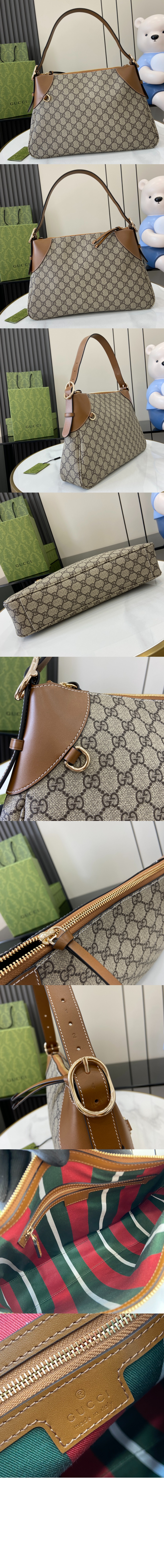 GG 엠블럼 미디엄 숄더백 815217 > GG Emblem - GG 엠블럼