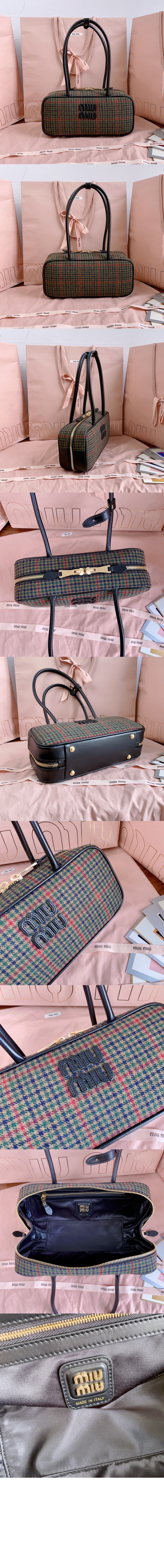 타탄 하운드투스 숄더백 5BB147 > Beau - 보