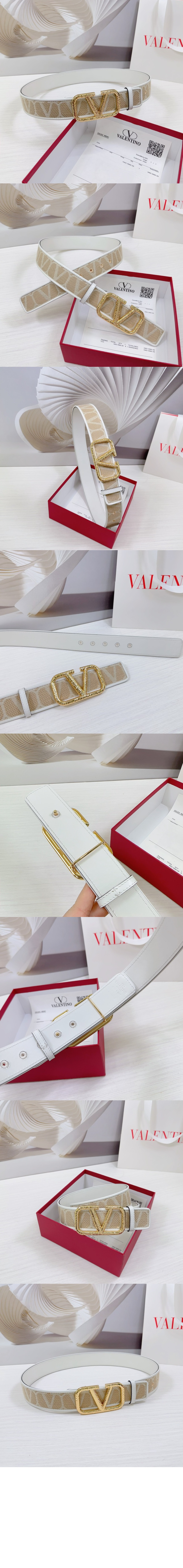 양면 소가죽 벨트 > 발렌티노