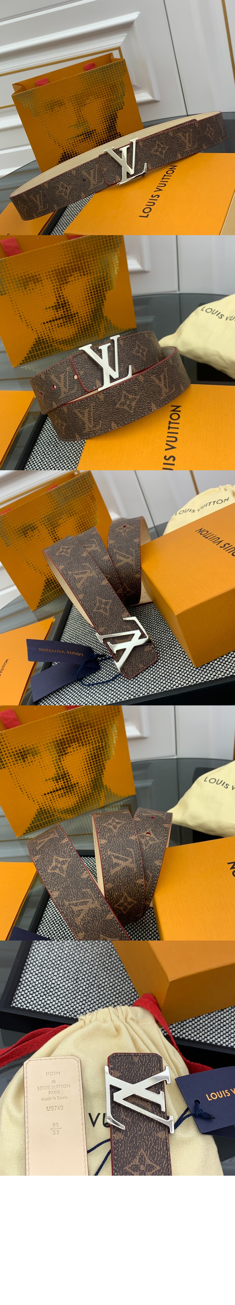 이니셜 리버서블 벨트 M8740T > 루이비통