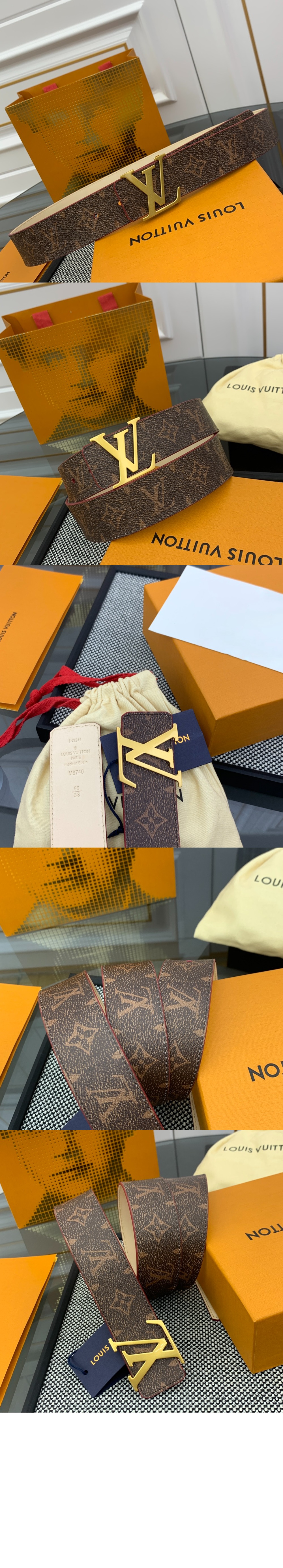 이니셜 리버서블 벨트 M8740T > 루이비통