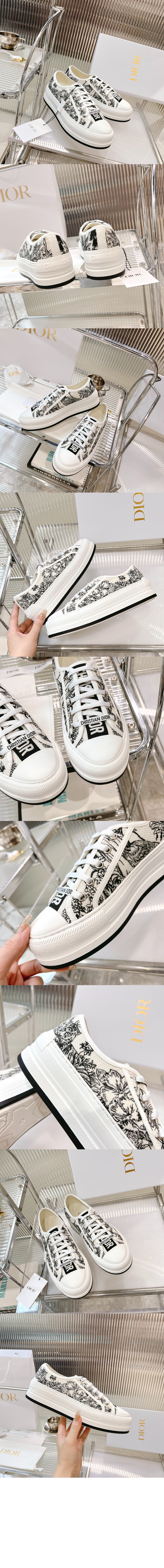 플랫폼 스니커즈 KCK38 > Walk'n'Dior - 워크앤디올