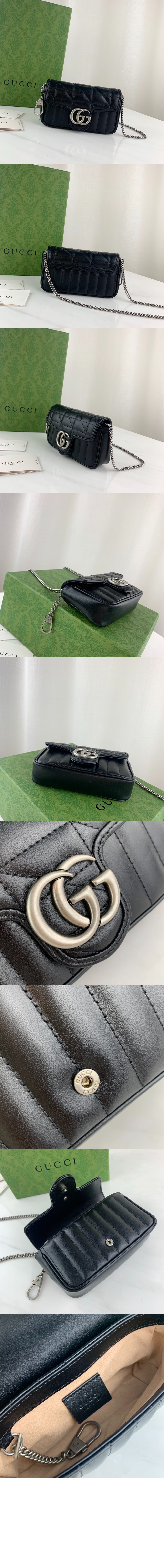 GG 마몽 수퍼 미니백 476433 > GG Marmont - GG 마몽