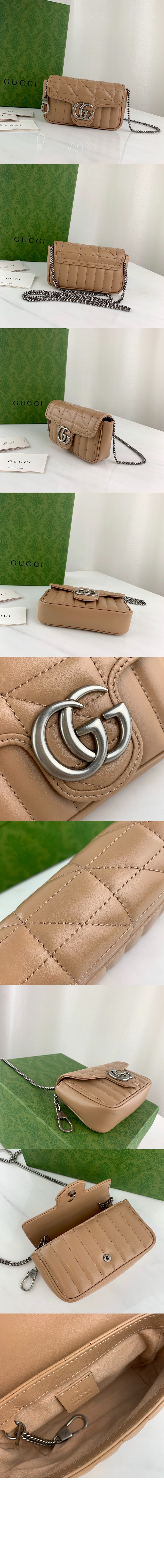 GG 마몽 수퍼 미니백 476433 > GG Marmont - GG 마몽