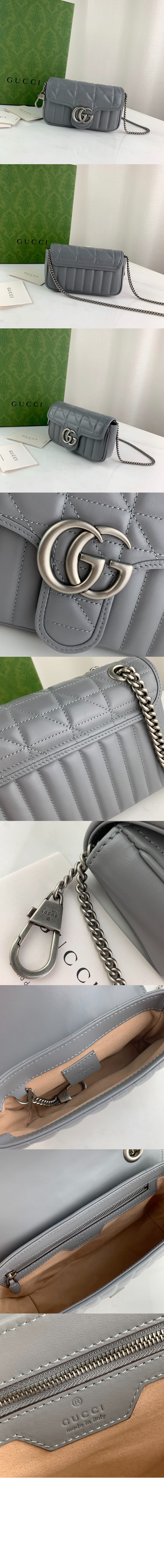 GG 마몽 수퍼 미니백 476433 > GG Marmont - GG 마몽