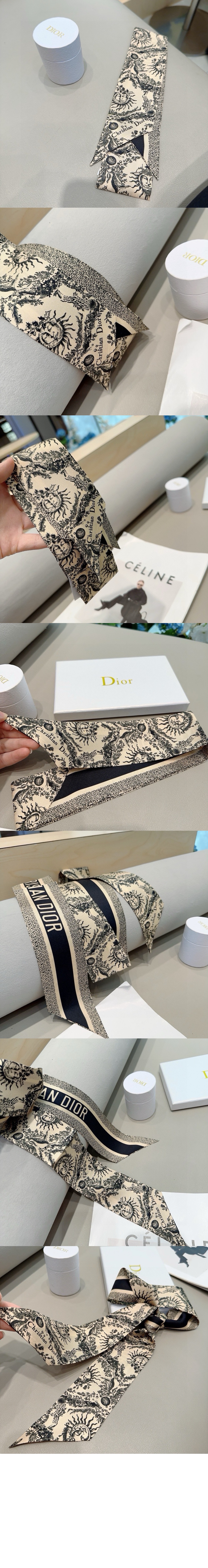 미차 스카프  42SOL > 디올