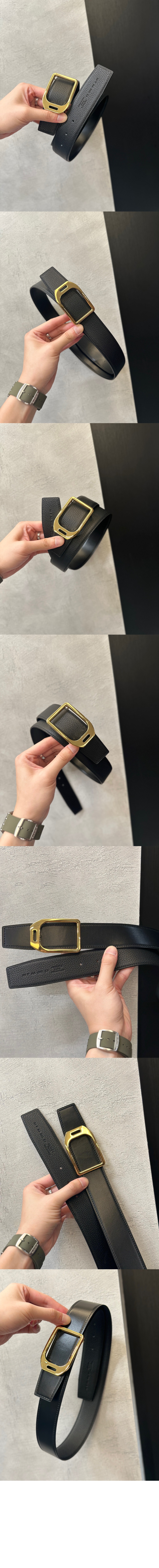 양면 가죽 벨트 > 에르메스