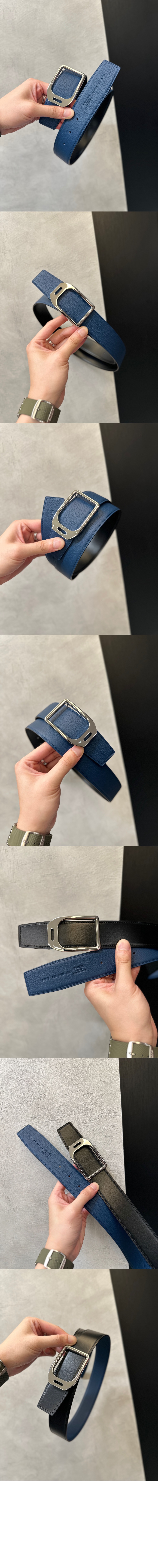 양면 가죽 벨트 > 에르메스