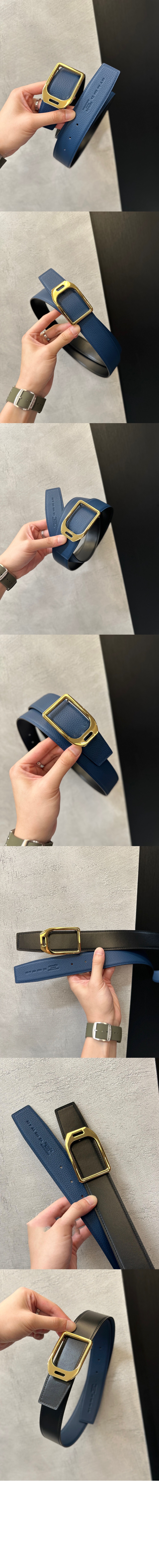 양면 가죽 벨트 > 에르메스