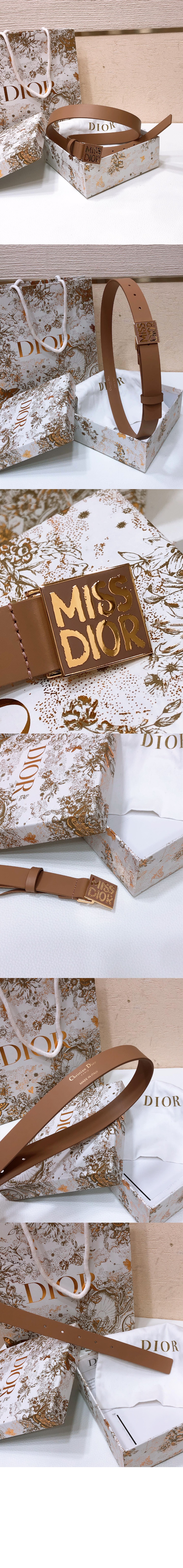 Miss Dior Graffiti 벨트 B0598 > 디올